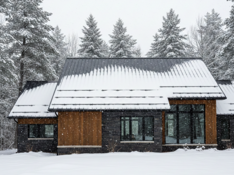 Snow Guards for Metal Roofs in Lanark