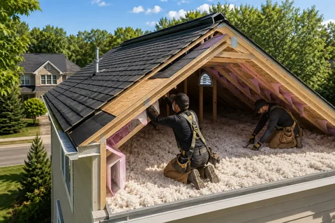 Attic Insulation and Your Roof