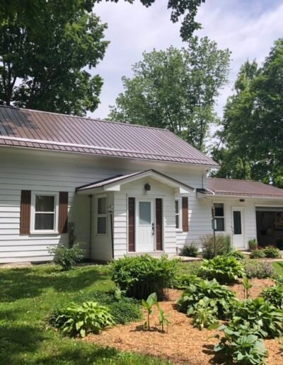 Roof installation in progress