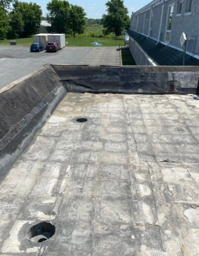 Commercial roofing project
