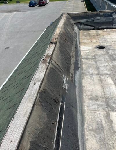 Commercial roof detail