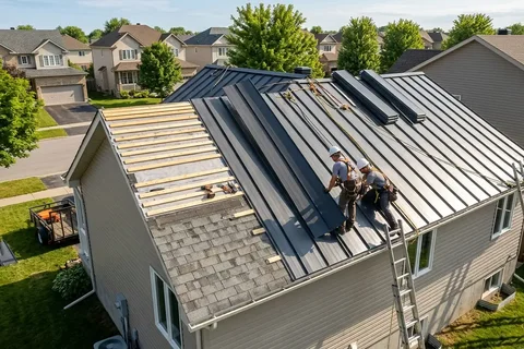 Metal Roof Over Asphalt Shingles