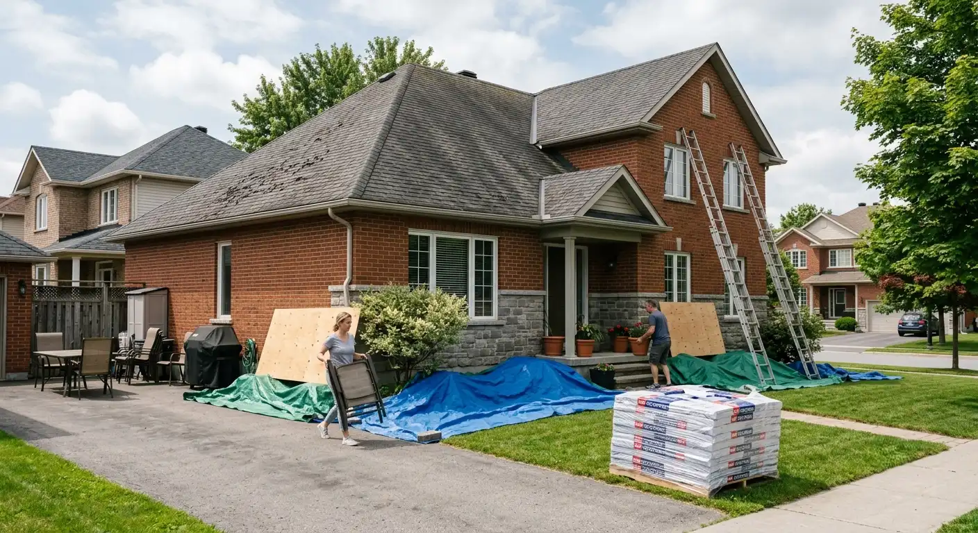 Preparing your home for a roof installation — homeowner checklist