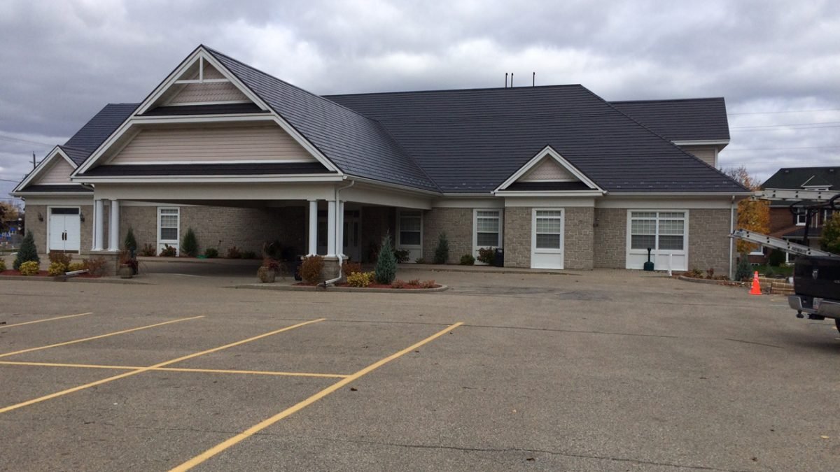 AGWAY SPRINGHOUSE STEEL SHINGLES BROCKVILLE BARCLAY FUNERAL HOME